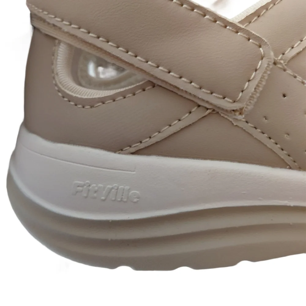 FitVille FlexiWalk Mary Jane Recovery Sneakers Wide Comfort Sandal Size 8 EW